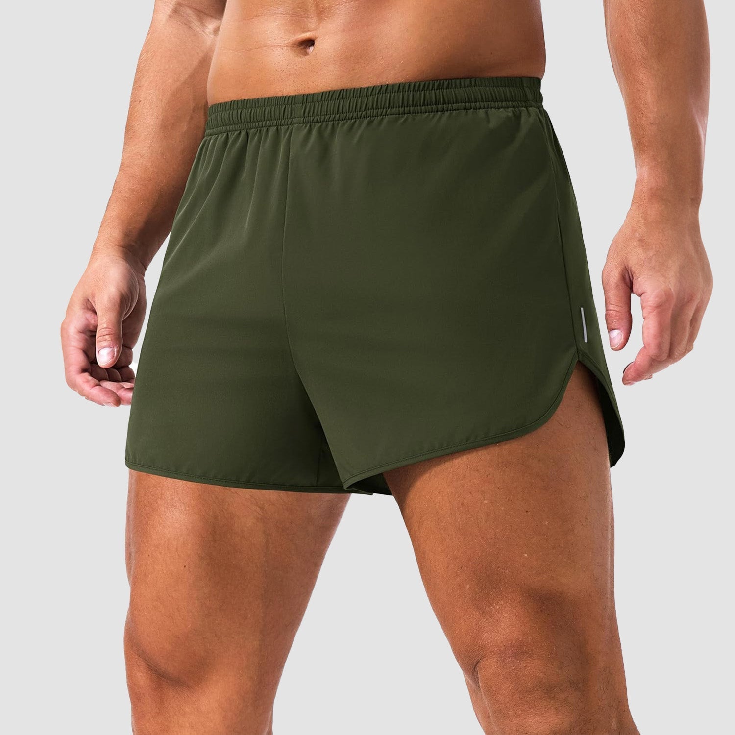 Men's 3-inch quick-dry running shorts with built-in liner, 4-way stretch lightweight performance fit