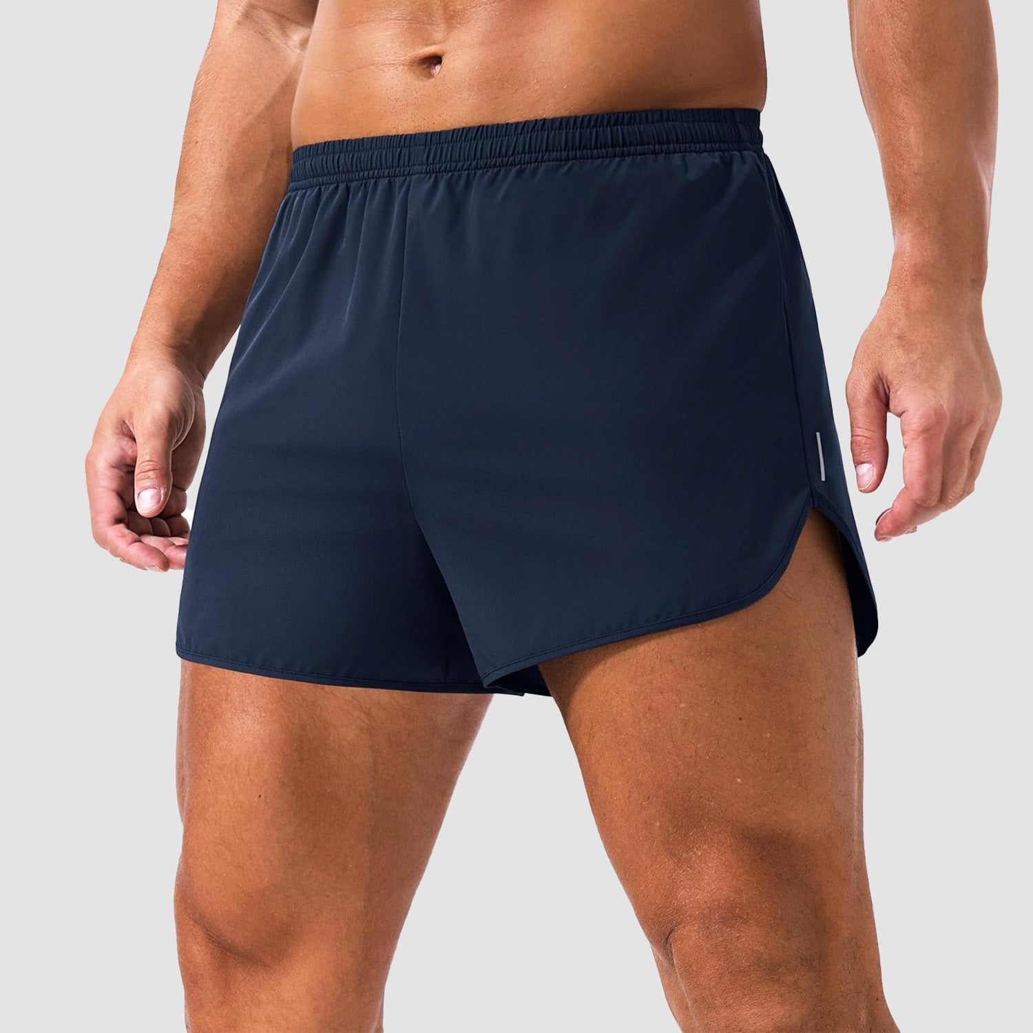 Men's 3-inch quick-dry running shorts with built-in liner, 4-way stretch lightweight performance fit