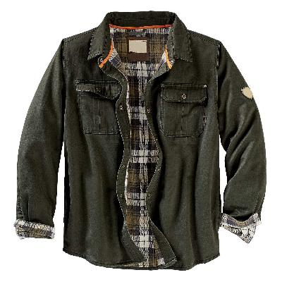 Men's waxed cotton trucker jacket in classic fit, weather-resistant durable outerwear for year-round wear