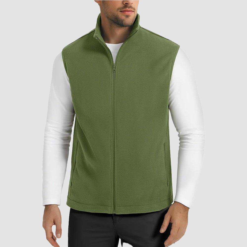 Men's Fleece Vest Lightweight Warm Winter Outerwear
