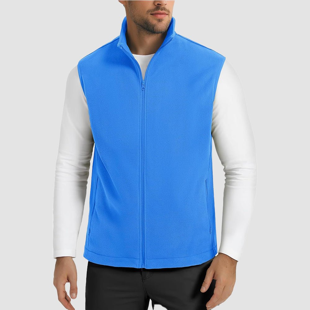 Men's Fleece Vest Lightweight Warm Winter Outerwear