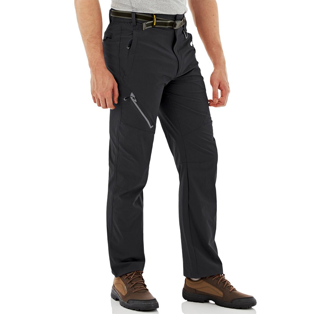 Men's lightweight ripstop hiking pants quick-dry UV protection water-repellent breathable stretch outdoor