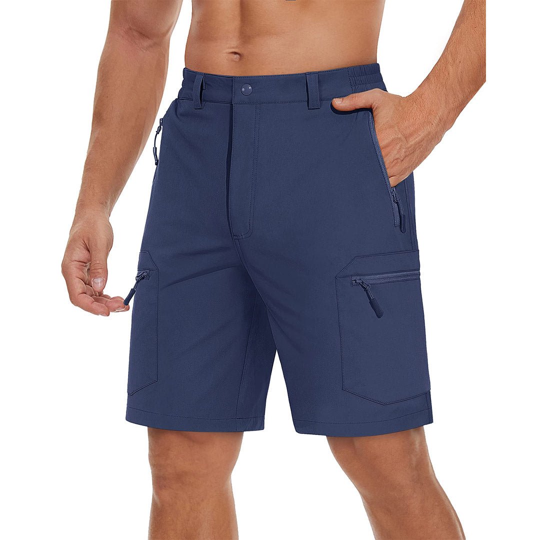 Men's quick dry hiking shorts lightweight breathable stretch fit 5-pocket outdoor adventure wear