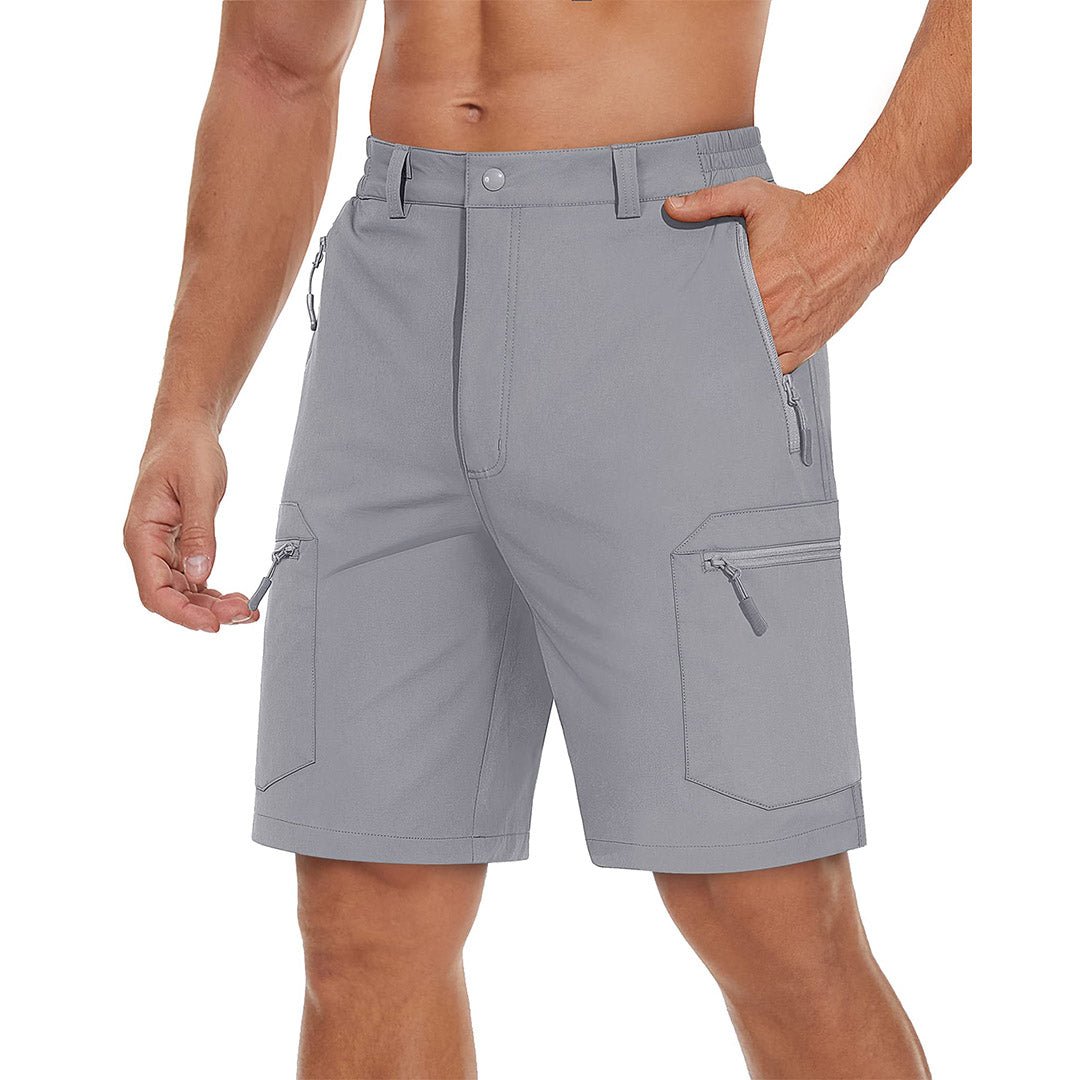 Men's quick dry hiking shorts lightweight breathable stretch fit 5-pocket outdoor performance wear