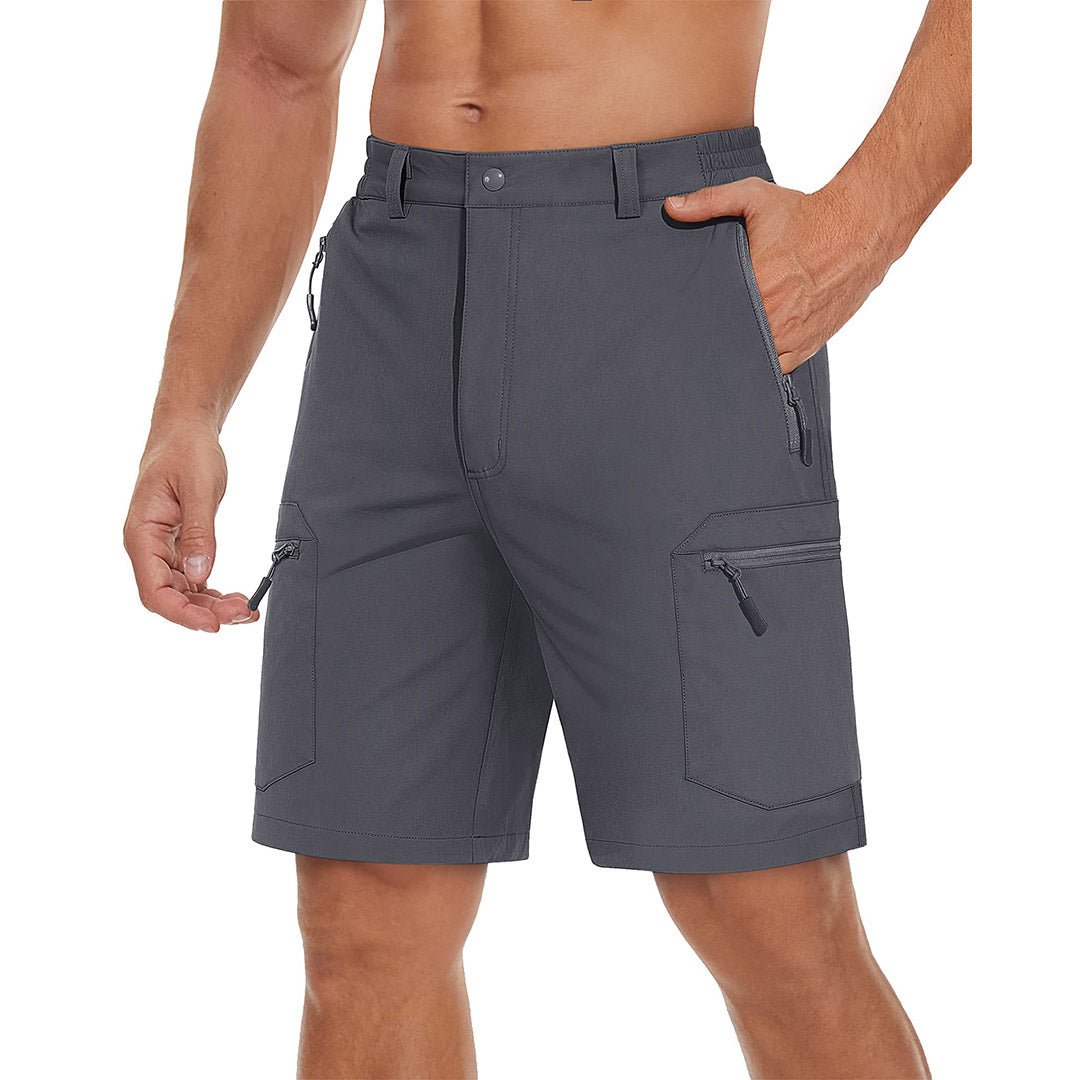 Men's quick dry hiking shorts lightweight breathable stretch fit 5-pocket outdoor performance design