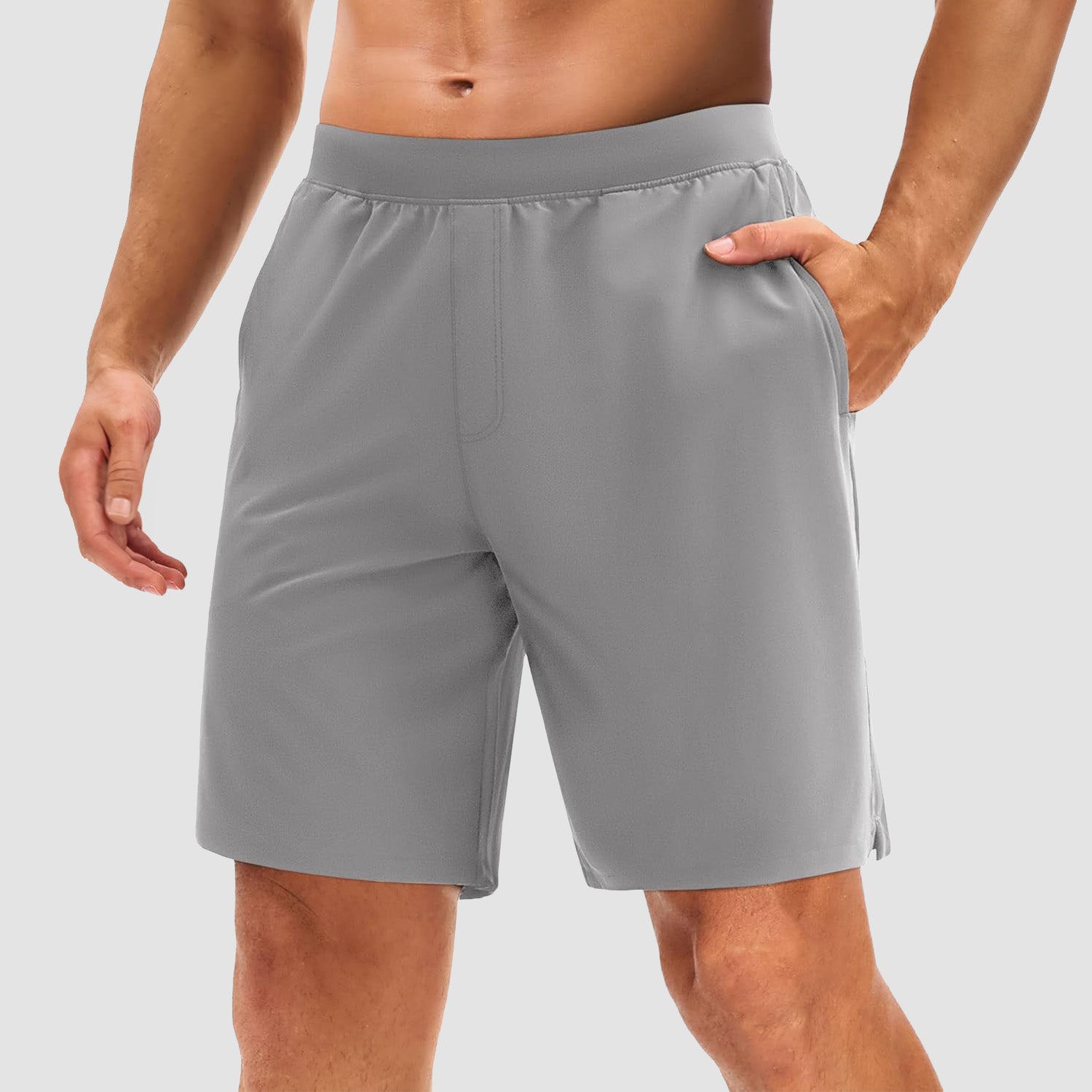 Men's quick-dry hiking shorts lightweight breathable 4-way stretch with 3 pockets UPF 50+ outdoor