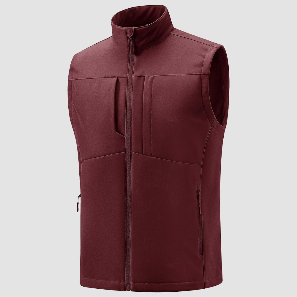 Men's lightweight softshell hiking jacket windproof waterproof 4-way stretch breathable outdoor layer