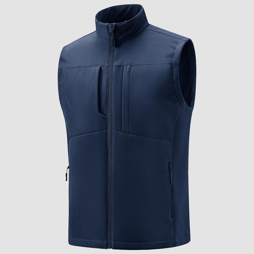 Men's softshell hiking jacket lightweight windproof waterproof 4-way stretch breathable outdoor layer
