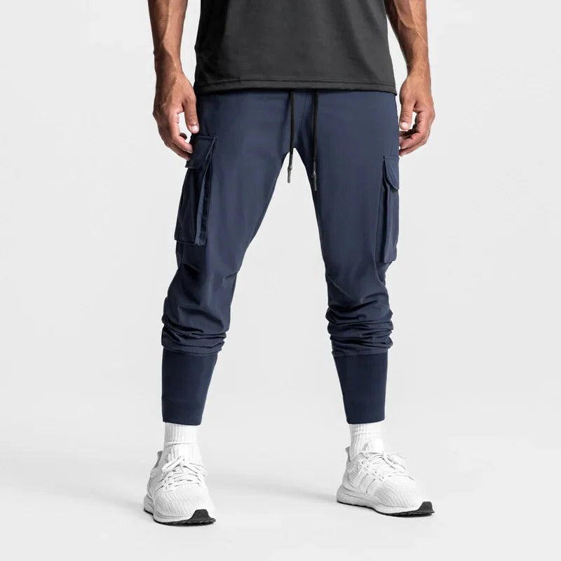 Urban cargo joggers lightweight breathable pants with secure multi-pocket design for active casual wear