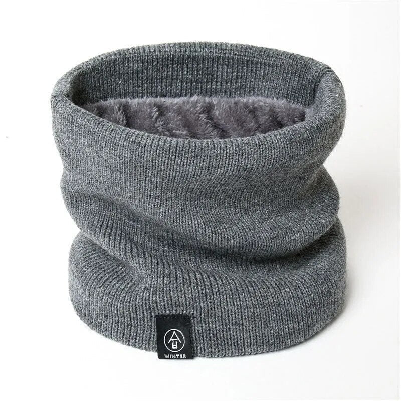 Mieke women's neck warmer cozy cotton blend roomy cut solid color stylish winter accessory