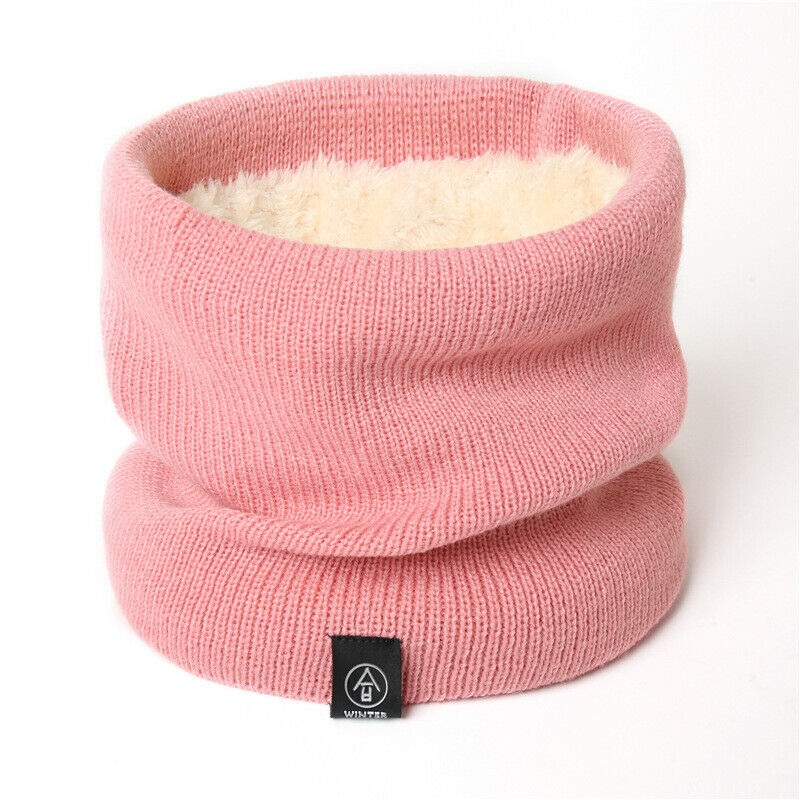 Mieke women's neck warmer cozy cotton blend solid color roomy cut ultra-soft winter accessory