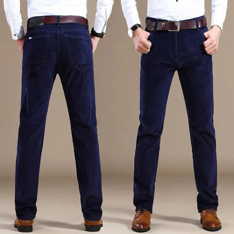 Modena gray textured trousers structured slim-fit silhouette for professional everyday wear