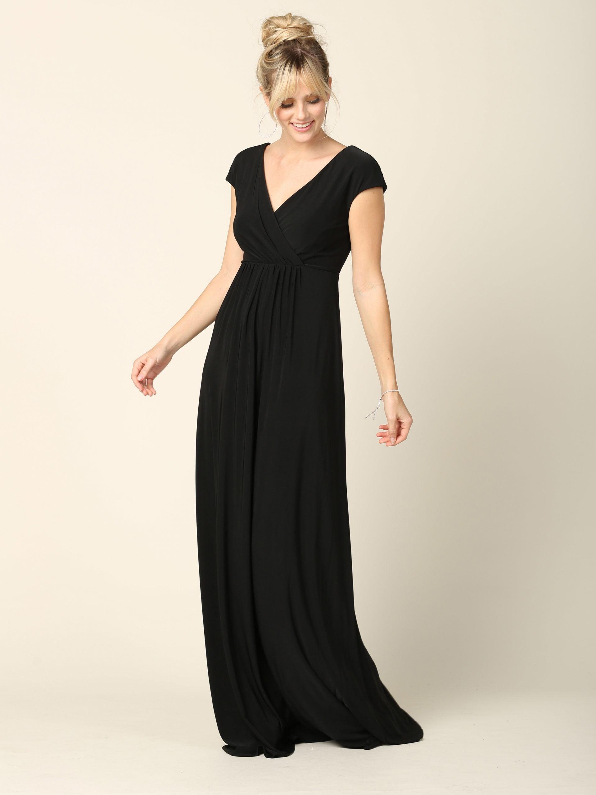 Mother of the Bride V Neck Long Formal  Dress Sale - Urbann-Vibe