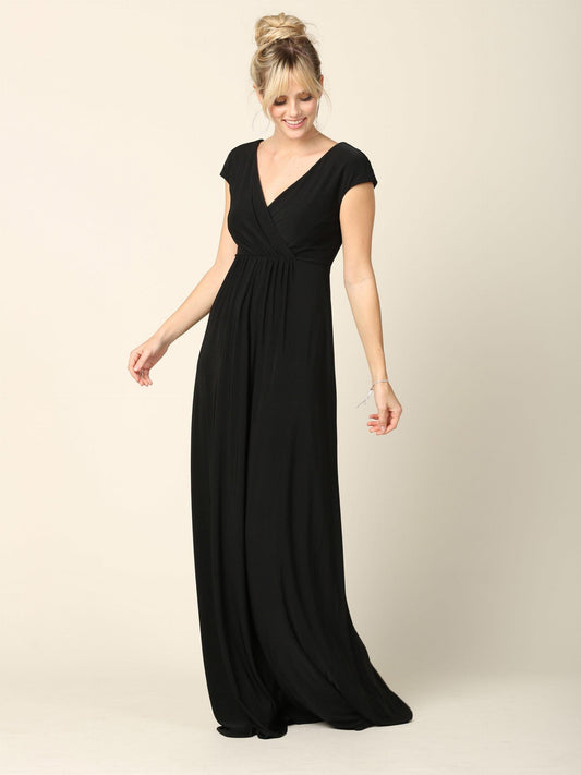 Mother of the Bride V Neck Long Formal Dress Sale - Urbann-Vibe