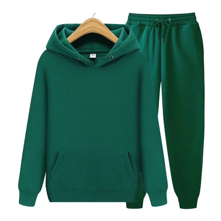 Unisex hoodie tracksuit set casual joggers coordinated comfort wear everyday streetwear style