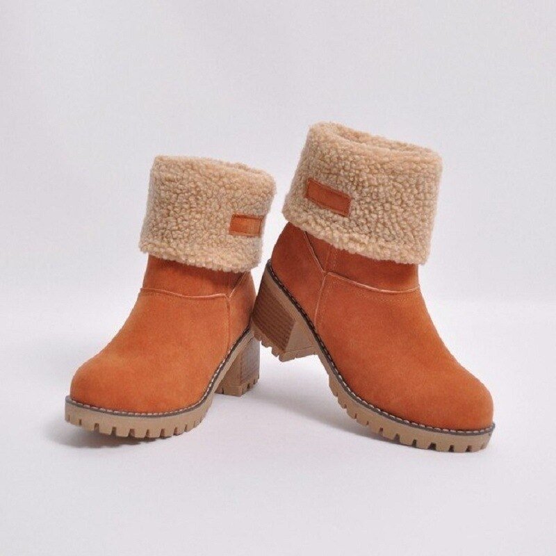 Reagan winter lined suede boots with warm cozy lining, rugged sole, and casual outdoor style