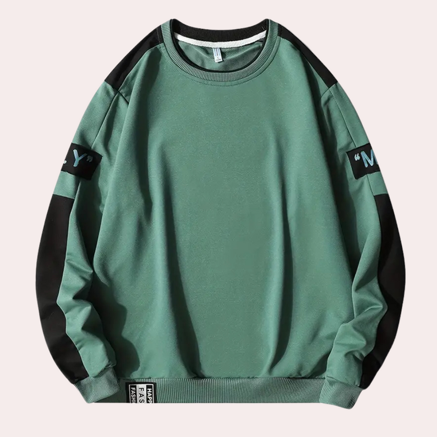 Bruce men's knit sweater in modern cut, soft comfortable fabric with contemporary versatile design