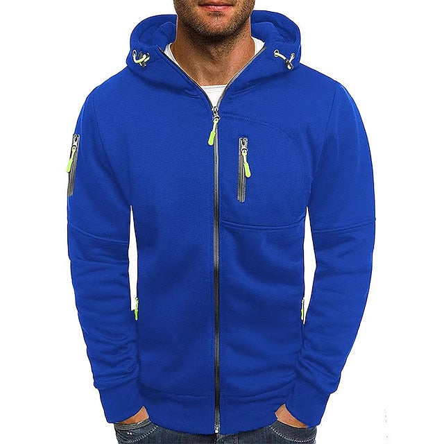 James cozy gray hoodie sweatshirt soft fabric relaxed casual fit with snug hood