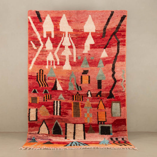 Nejma - vintage boujad rug - Urbann-Vibe