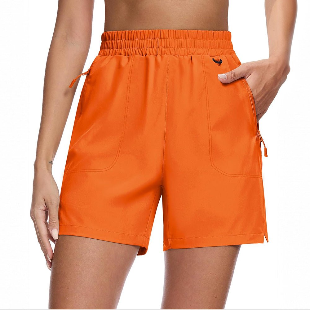 Women's 5-inch quick dry hiking shorts lightweight breathable UPF 50+ sun protection athletic fit