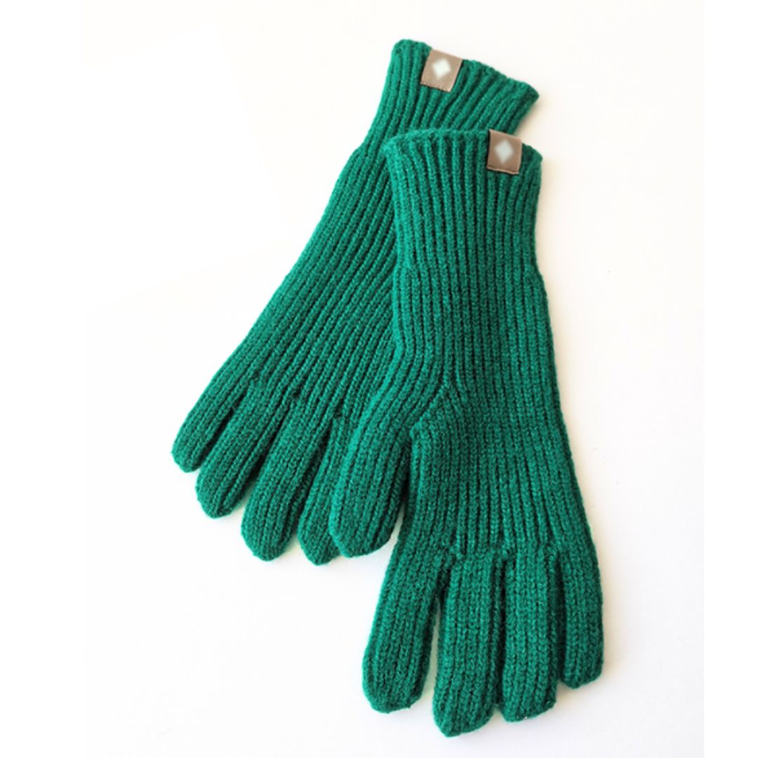 Niels unisex knitted gloves warm cotton blend one-size casual elegant winter accessory