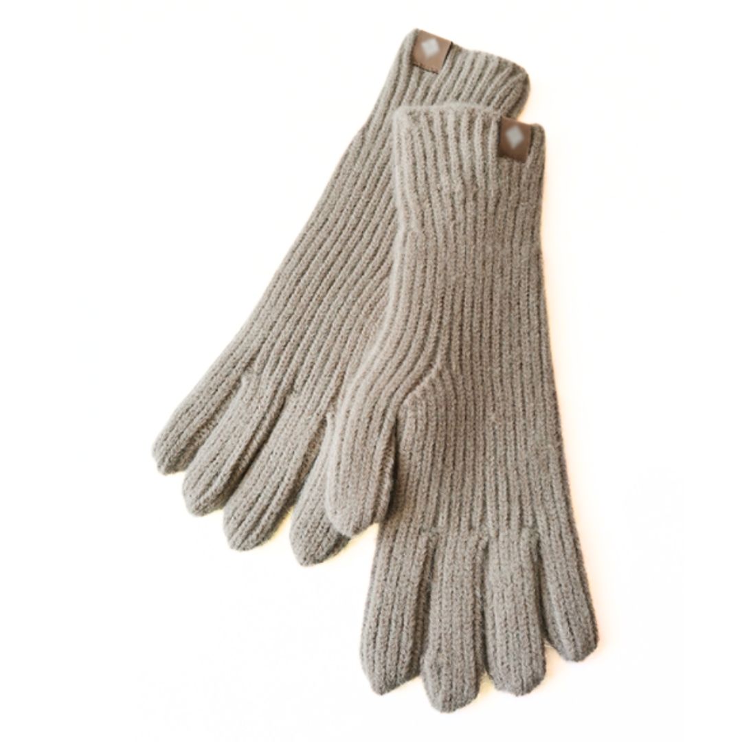Niels unisex knitted gloves warm cotton blend casual elegant one-size winter accessory