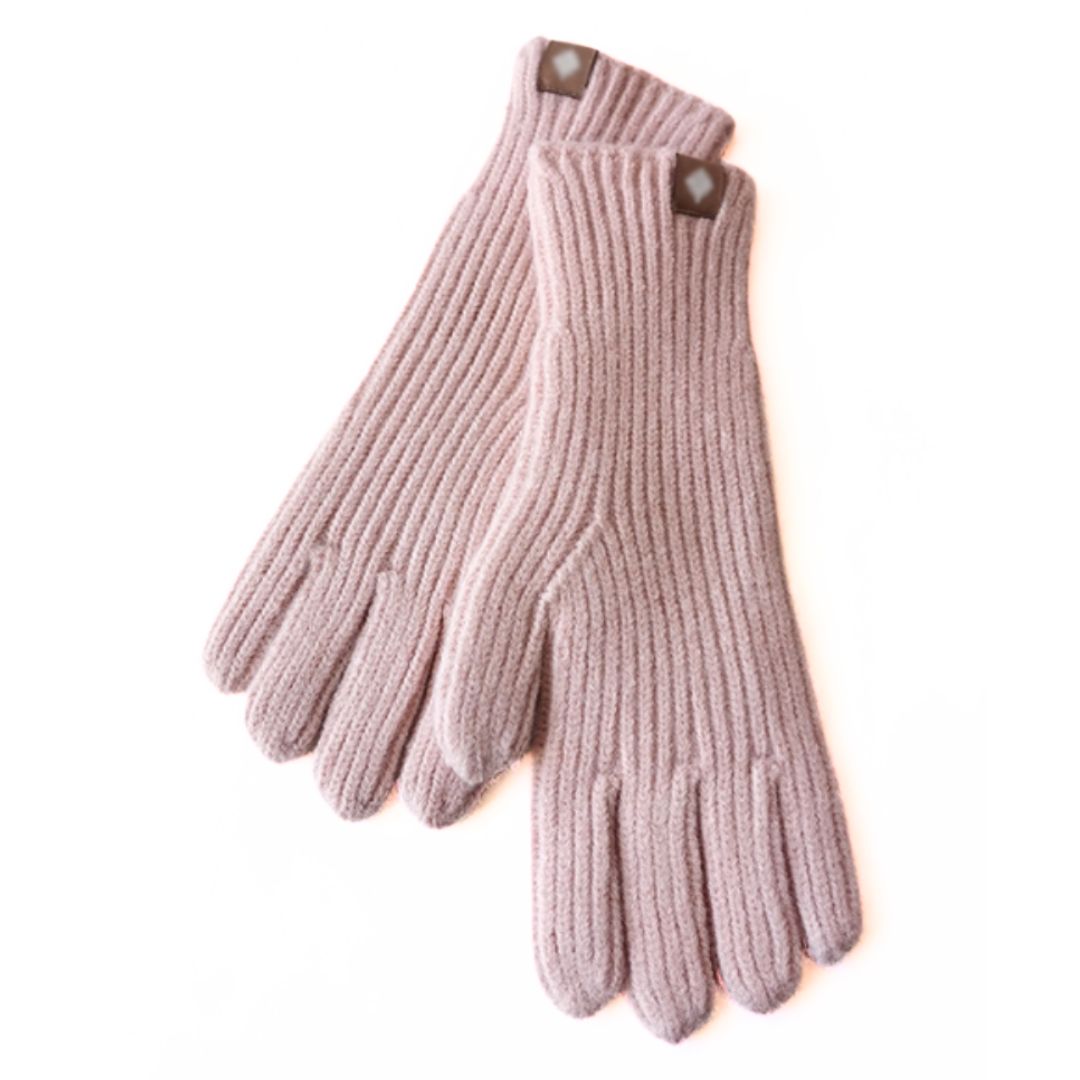 Niels unisex knitted gloves warm cotton blend one-size casual elegant winter accessory