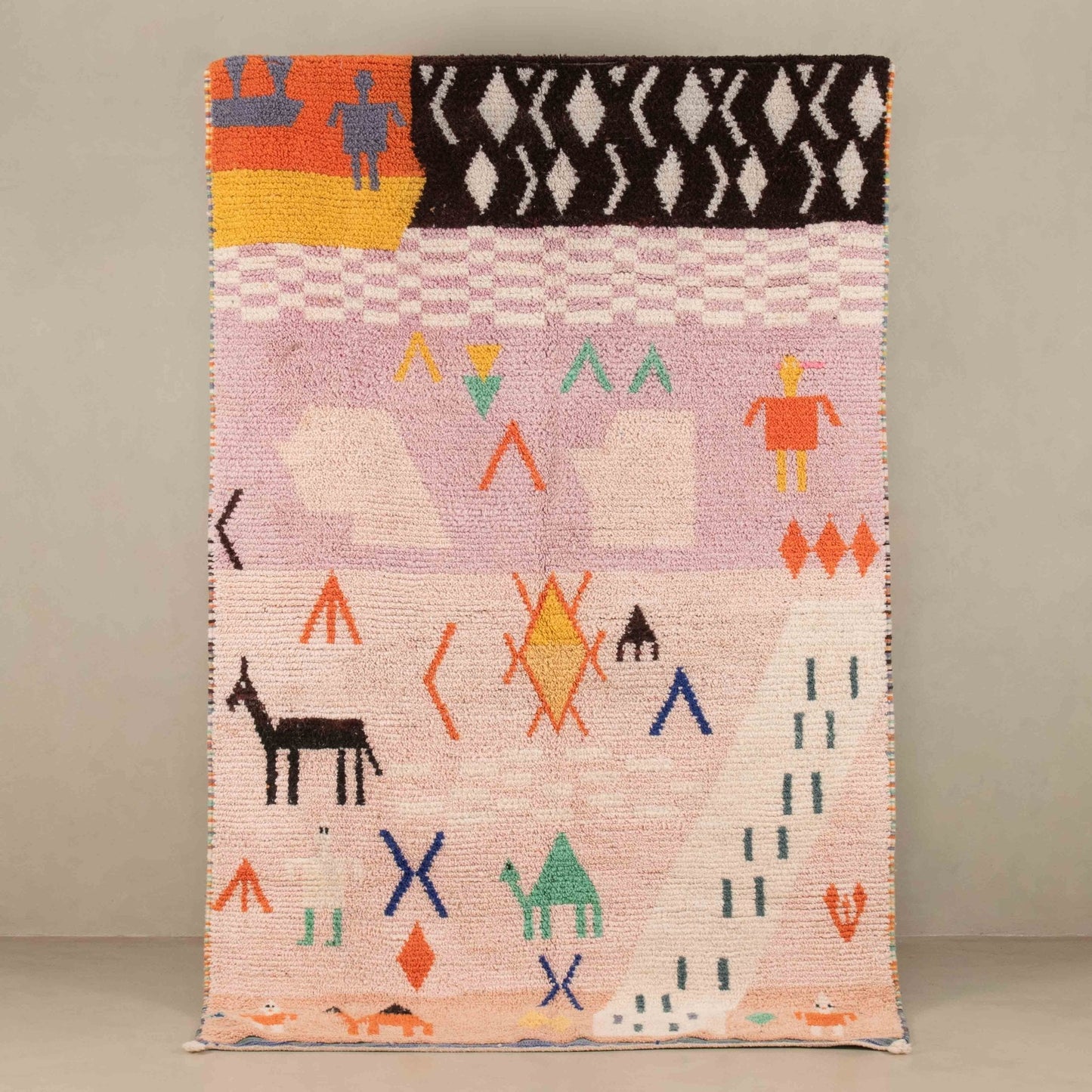 Nîma - vintage boujad rug - Urbann-Vibe