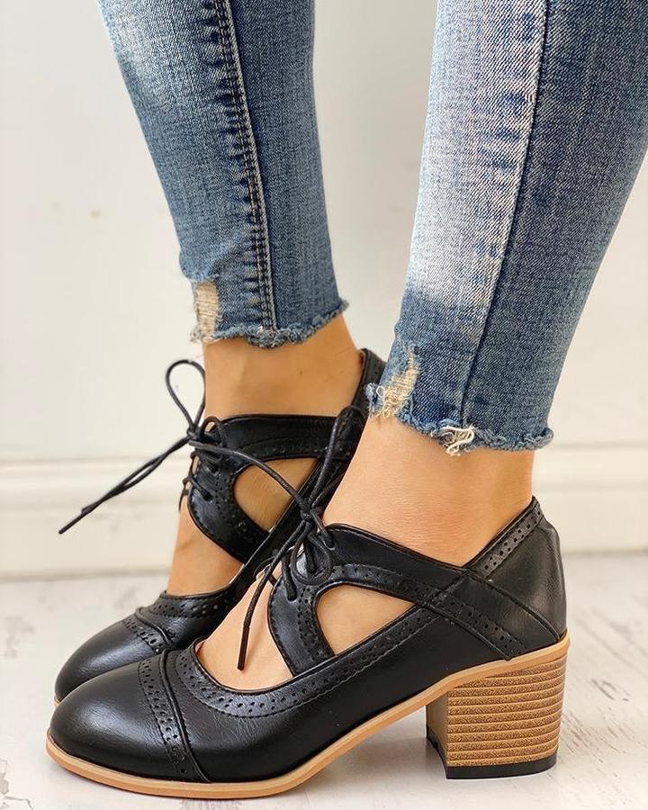 Paige women's nude lace-up T-strap heeled shoes with vintage-inspired silhouette for formal events