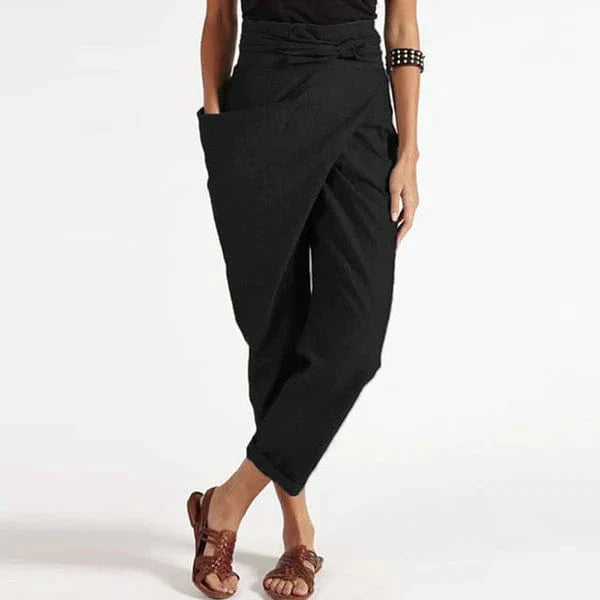 OCEANA women's lightweight breathable summer trousers modern flattering cut all-day comfort