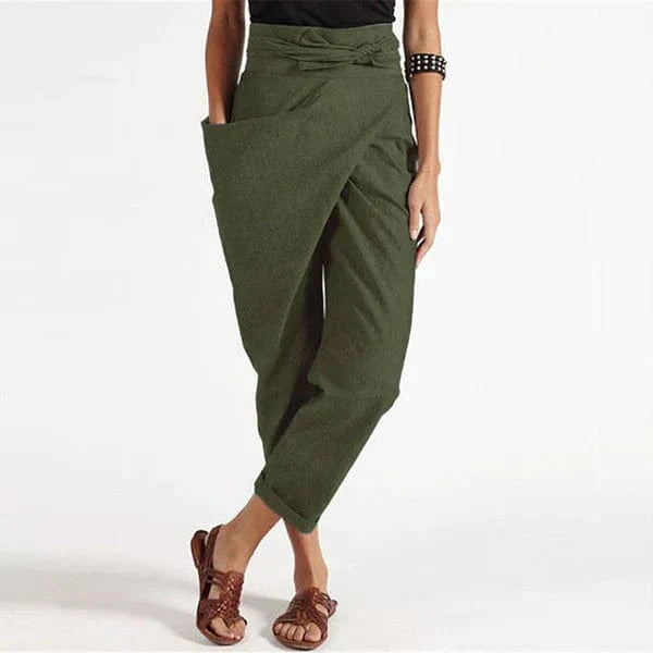 OCEANA women's lightweight summer trousers breathable fabric modern cut comfortable all-day fit