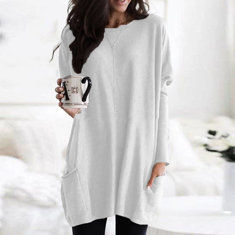 Women's camel long trench sweater with structured silhouette and cozy knit winter warmth