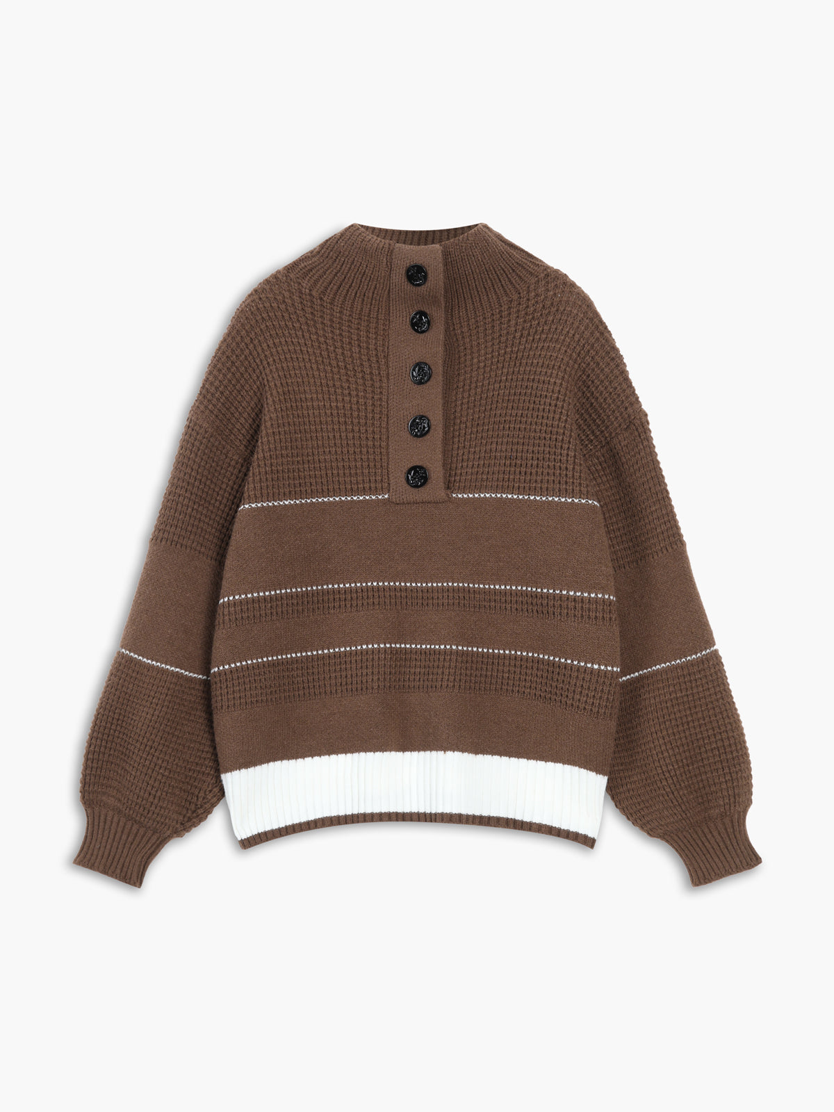 Men's open collar button-up knit cardigan sweater, casual regular fit, soft polyester blend neutral tone