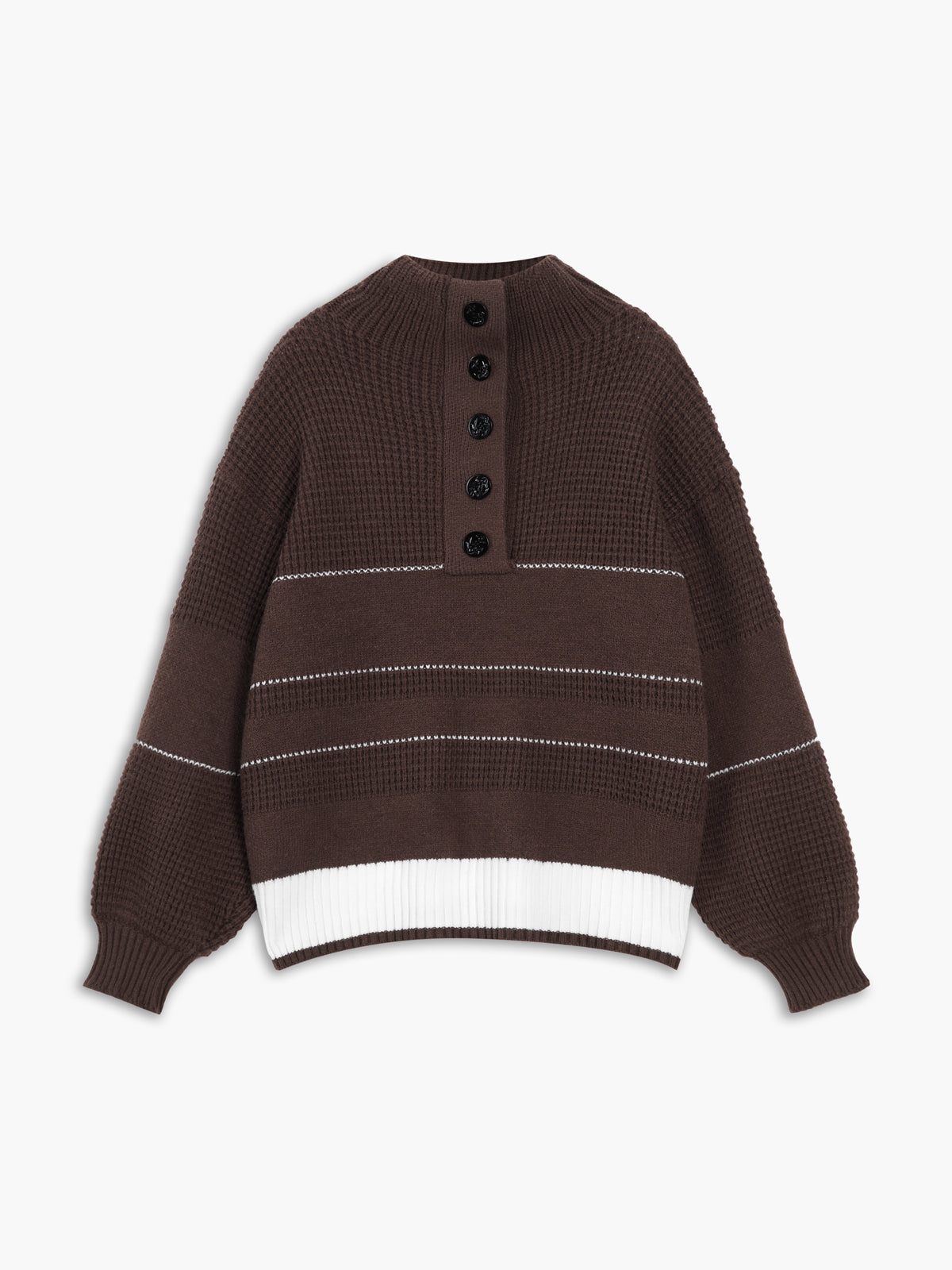 Men's open collar button-up knit cardigan sweater, casual regular fit soft polyester blend