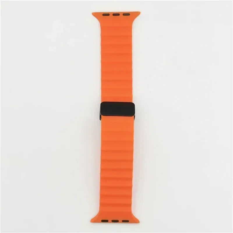 Helix Apple Watch Band ribbed silicone sport strap moisture-resistant for athletes everyday wear