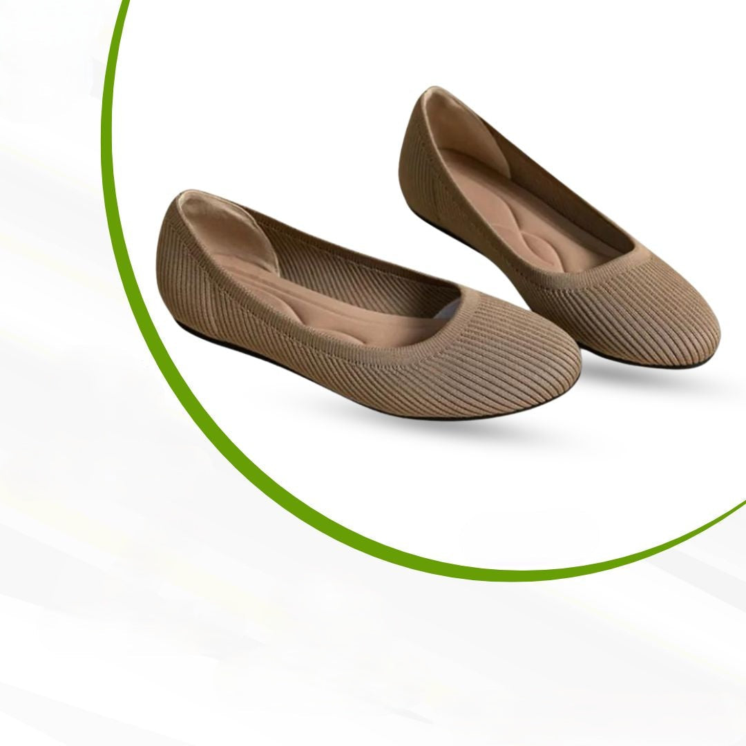 Women's Samantha minimalist ballet flats, versatile everyday spring style with all-day comfort silhouette