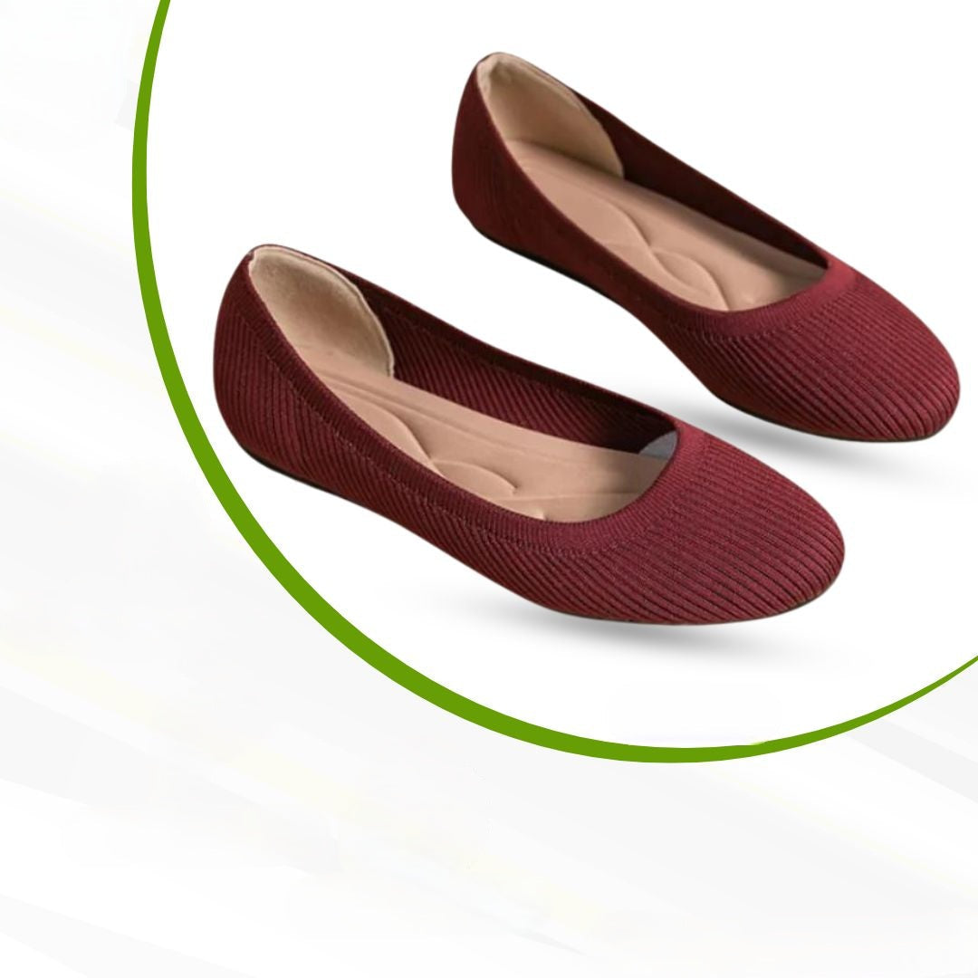 Women's Samantha minimalist ballet flats, classic silhouette with all-day comfort for spring