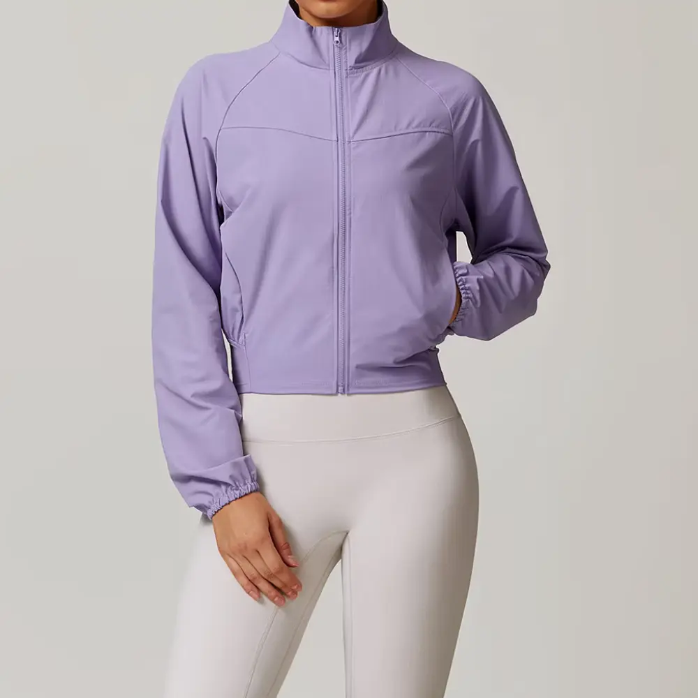Paige quick-dry windbreaker lightweight breathable sporty jacket for outdoor runners with windproof design