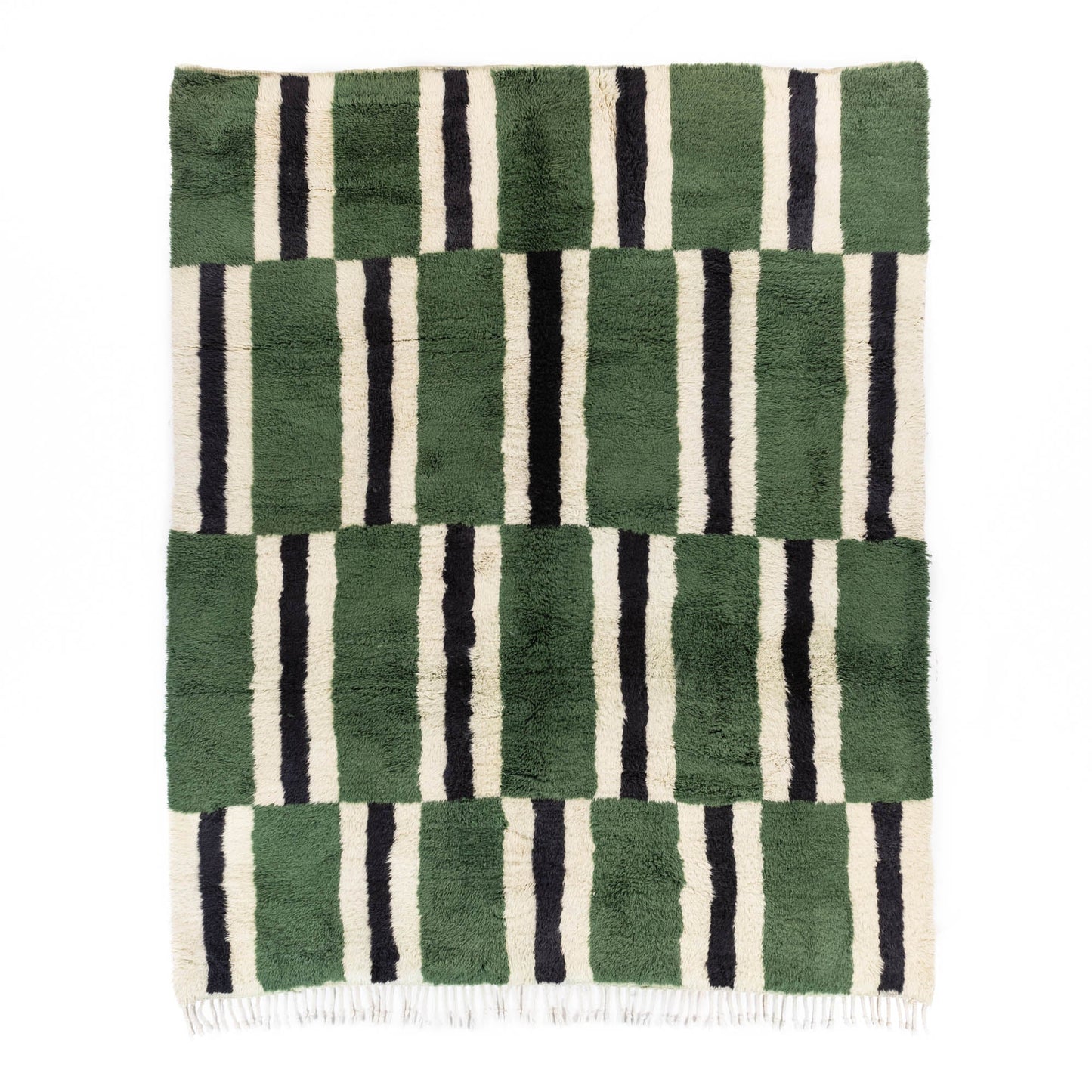 Parallel Pulse - Luxury Shag Moroccan Rug - Urbann-Vibe