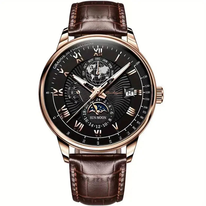 LunaCraft handmade moon phase watch celestial dial artisan craftsmanship for style enthusiasts