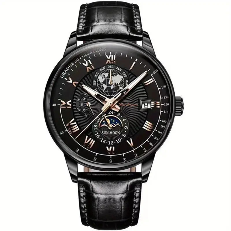 LunaCraft handmade moon phase watch celestial dial artisan craftsmanship for style enthusiasts