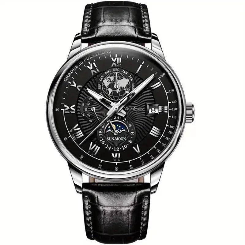 LunaCraft handmade moon phase watch celestial dial artisan craftsmanship for style enthusiasts