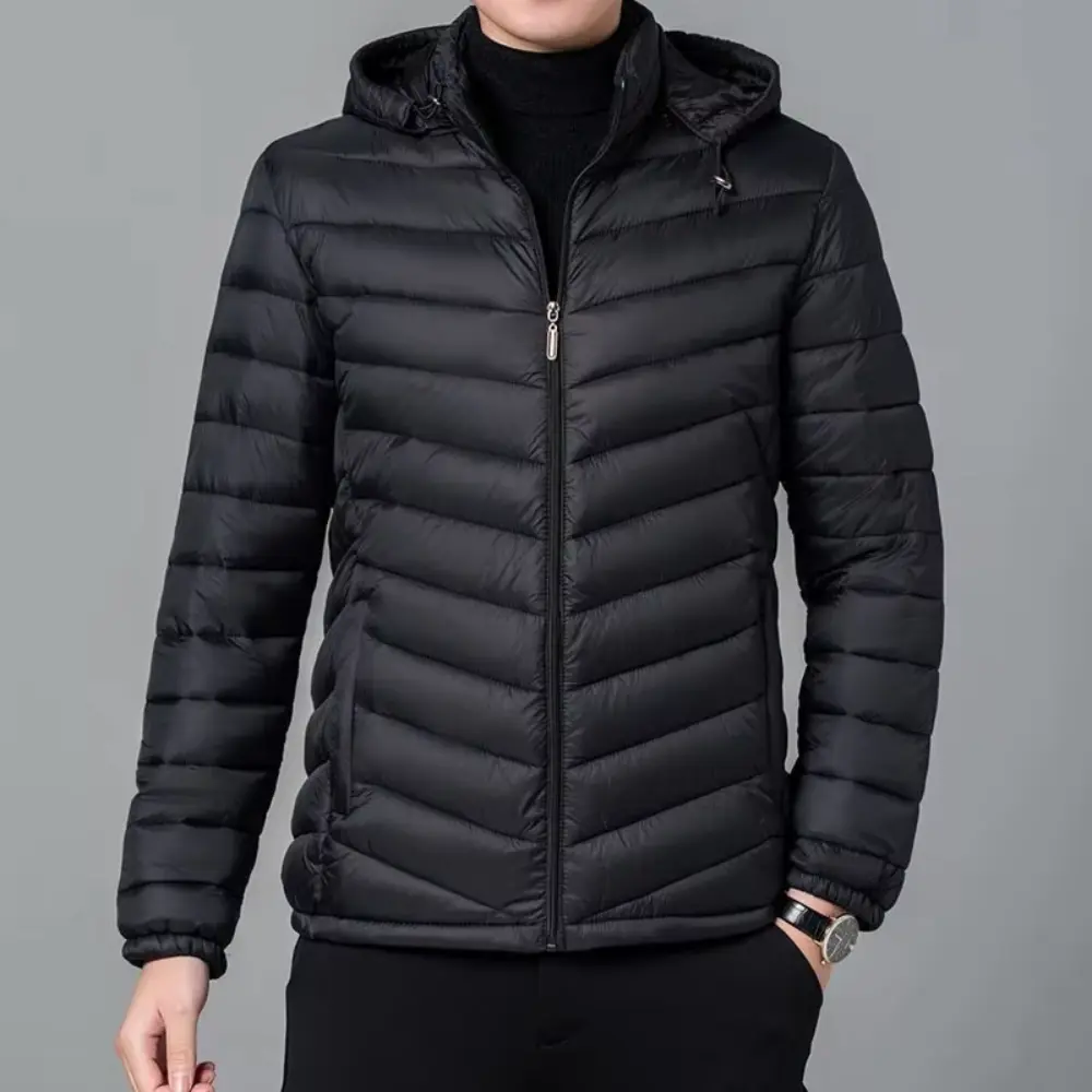 Phillip unisex lightweight puffer jacket full-zip insulated casual winter layer for everyday warmth