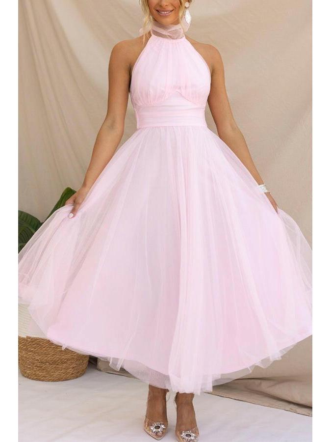 Phoebe elegant tulle evening gown with delicate overlay and flattering silhouette for women