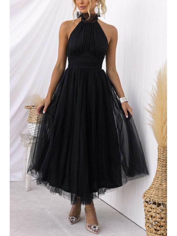 Phoebe elegant tulle evening gown with delicate overlay and flattering silhouette for women
