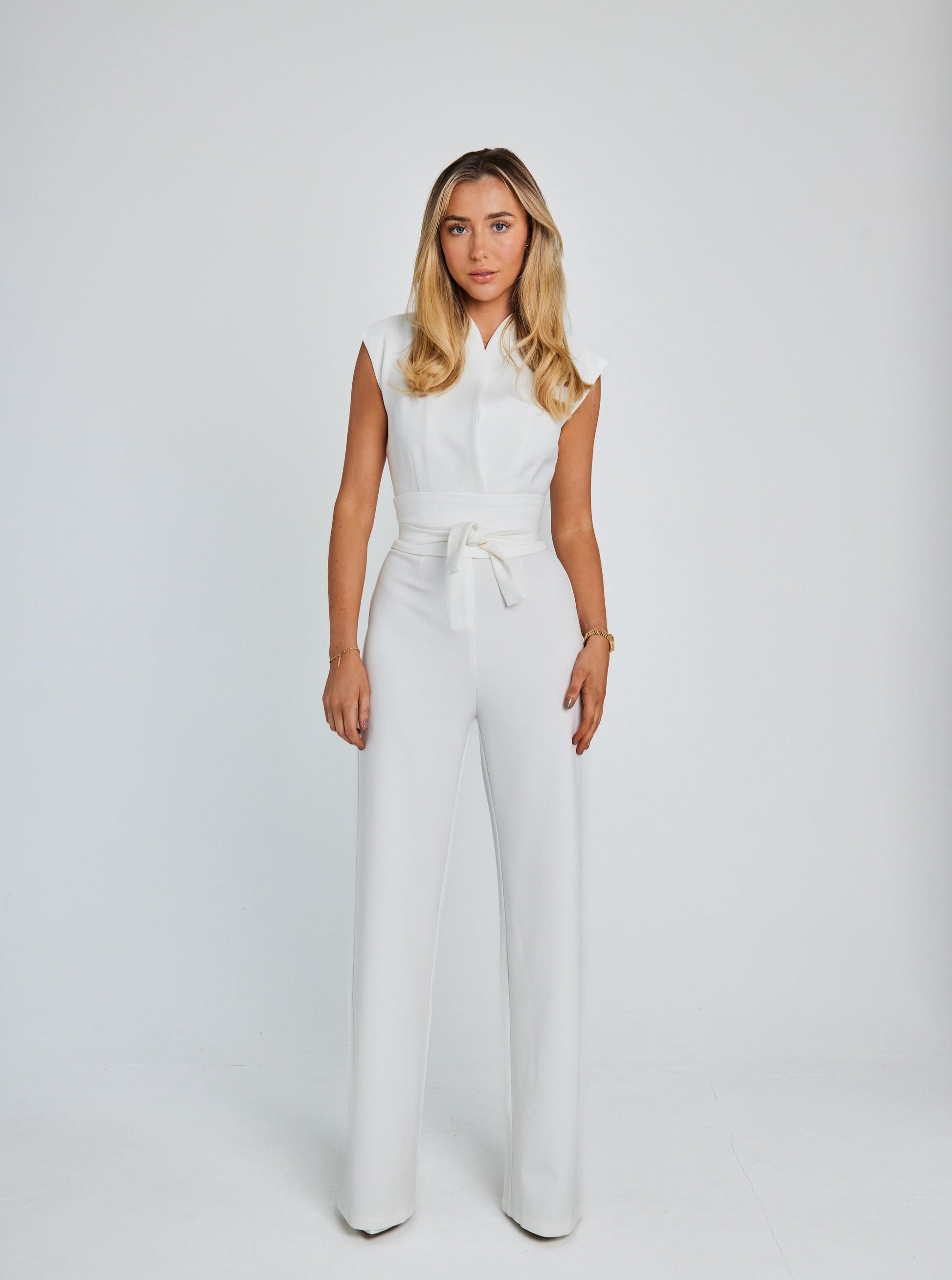 Yuna sleeveless jumpsuit women elegant slim silhouette all-day comfort modern design