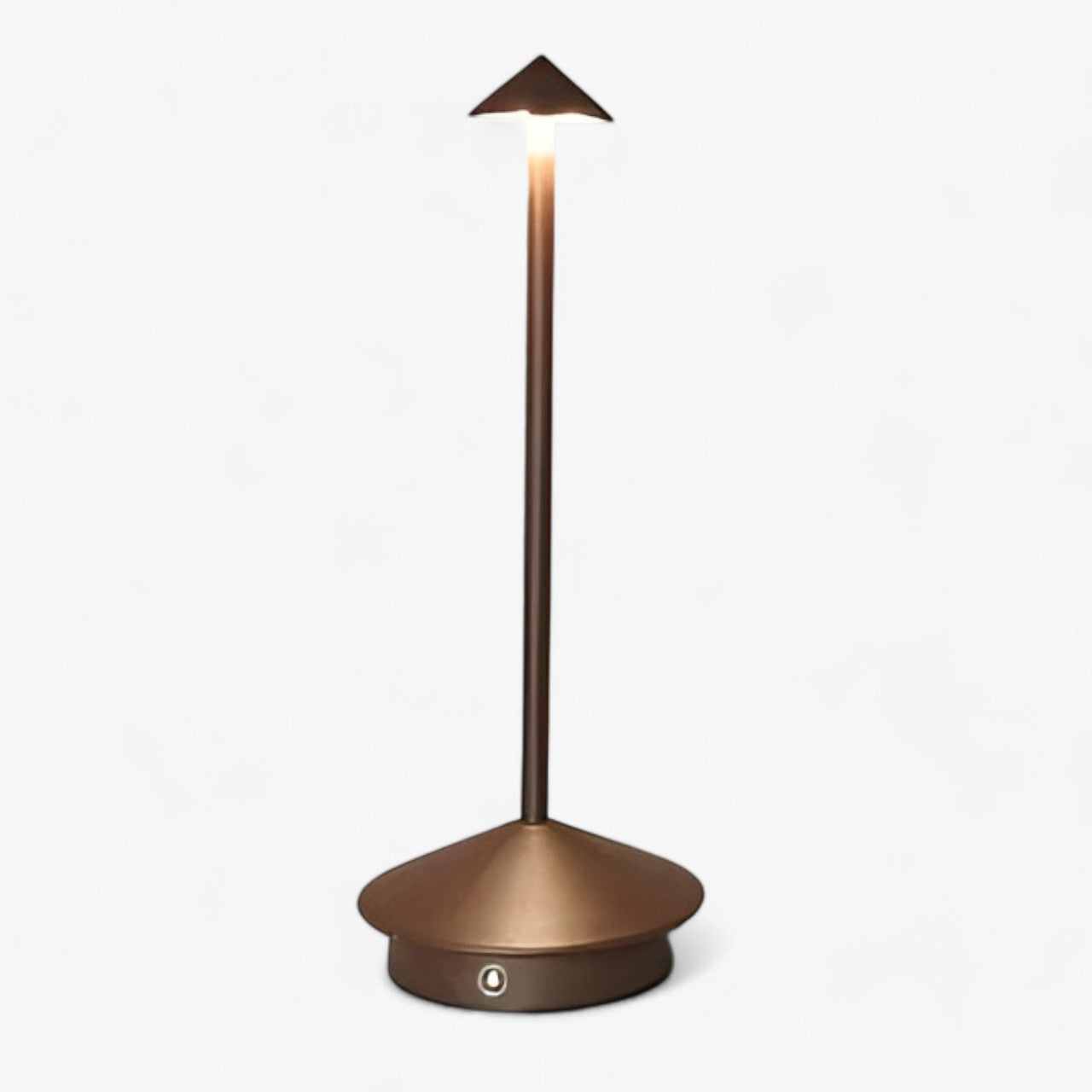 GlowLuxe rechargeable table lamp touch control adjustable brightness modern wireless desk light