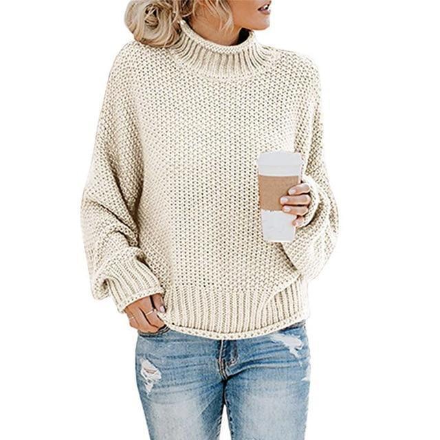 Coco soft knit pullover sweater unisex relaxed fit versatile neutral-tone wardrobe essential