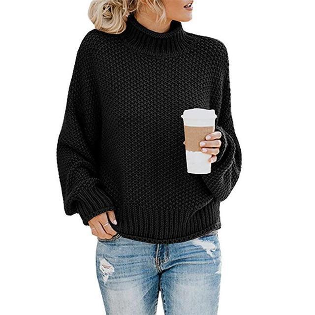 Coco soft knit pullover sweater relaxed fit unisex versatile layering essential neutral tone