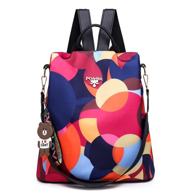 Urban Explorer large polyester backpack for school and travel with curved straps and sleek design